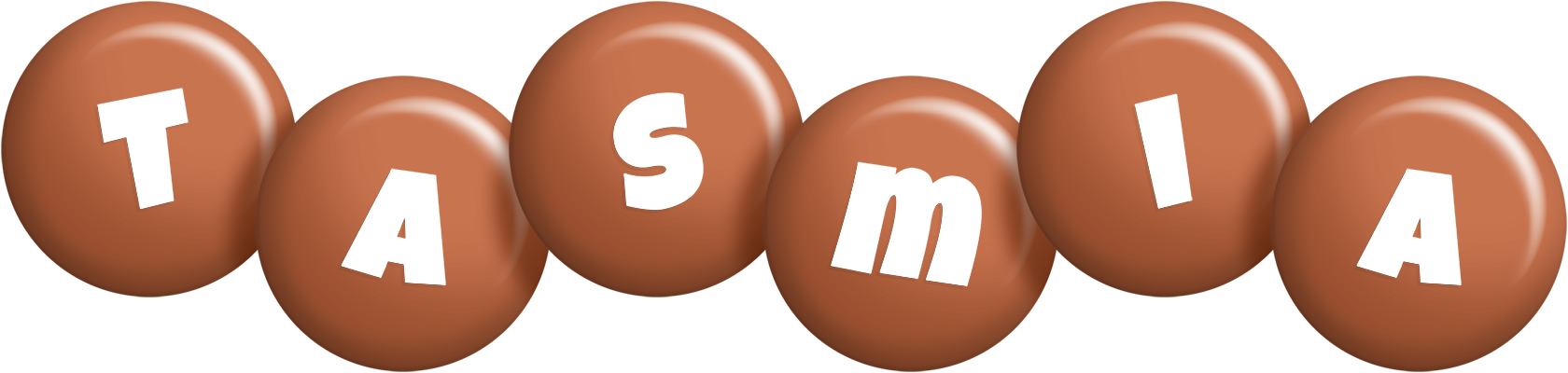 Tasmia candy-brown logo