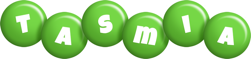 Tasmia candy-green logo