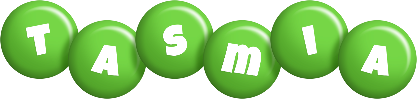 Tasmia candy-green logo