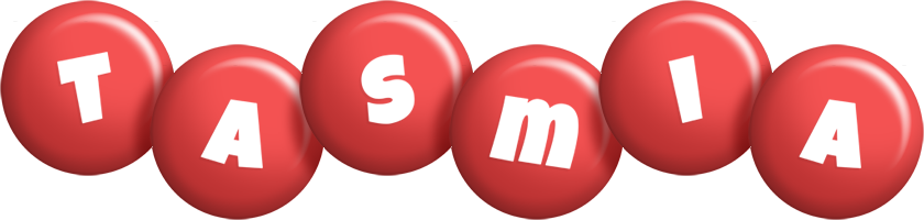 Tasmia candy-red logo