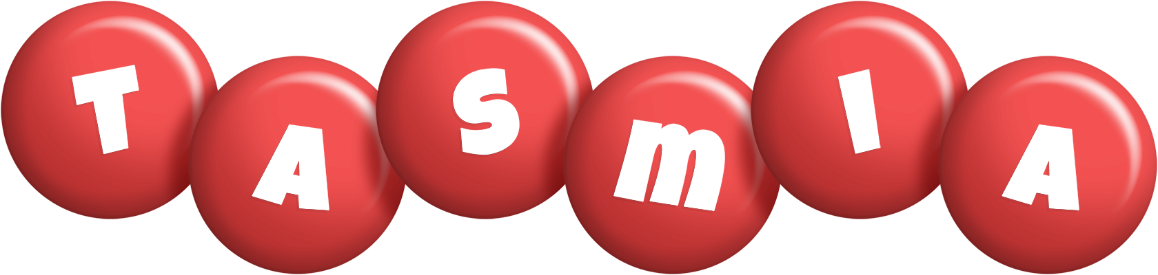 Tasmia candy-red logo