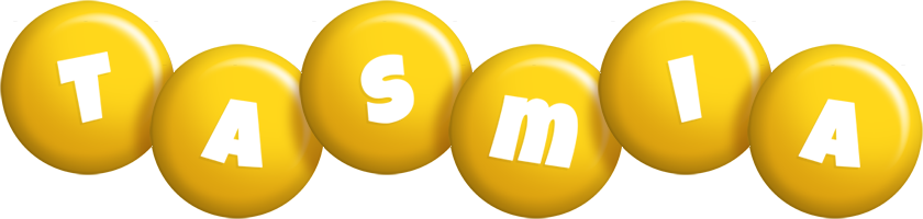 Tasmia candy-yellow logo
