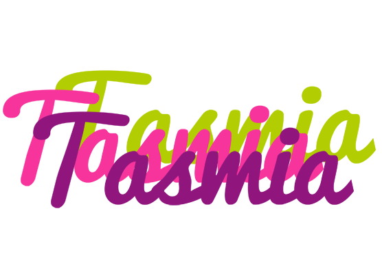 Tasmia flowers logo