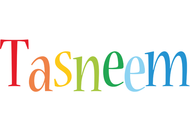 Tasneem birthday logo