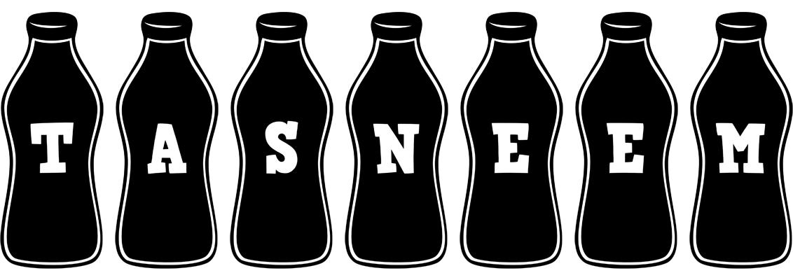 Tasneem bottle logo