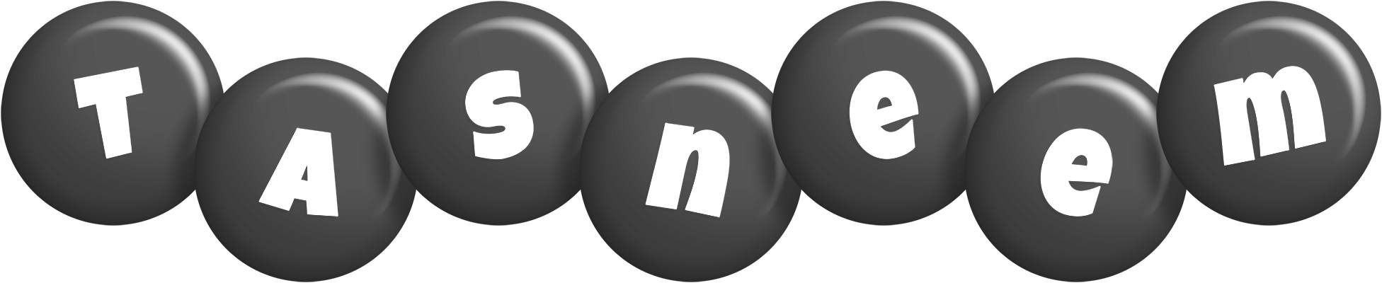 Tasneem candy-black logo