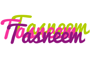 Tasneem flowers logo