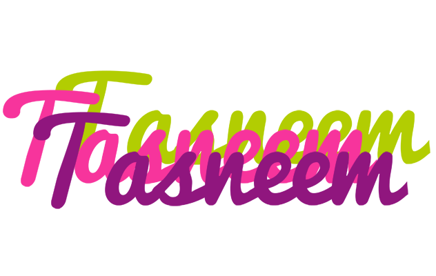 Tasneem flowers logo