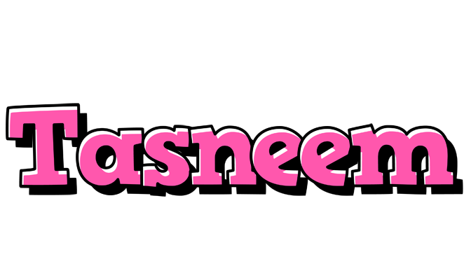 Tasneem girlish logo