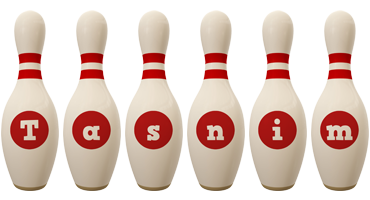 Tasnim bowling-pin logo