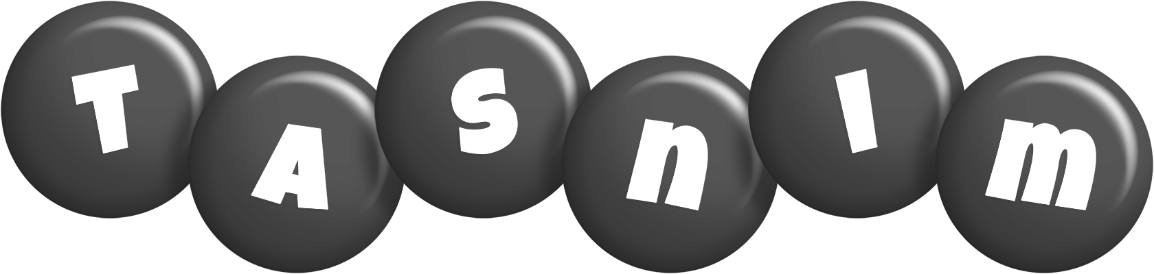 Tasnim candy-black logo