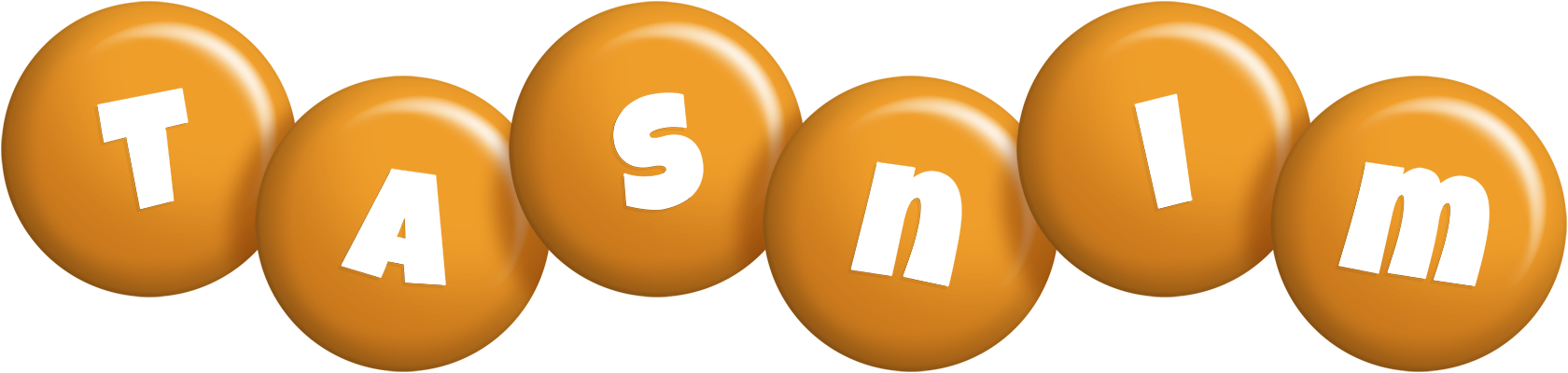 Tasnim candy-orange logo
