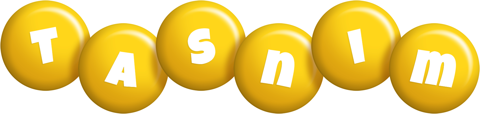 Tasnim candy-yellow logo