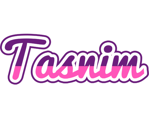 Tasnim cheerful logo