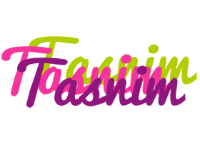 Tasnim flowers logo