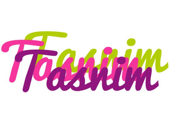 Tasnim flowers logo