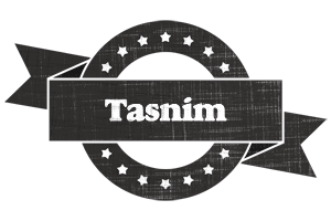 Tasnim grunge logo