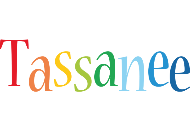 Tassanee birthday logo