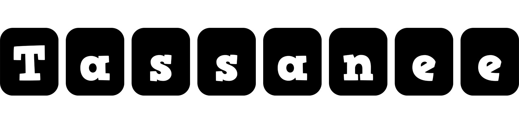 Tassanee box logo