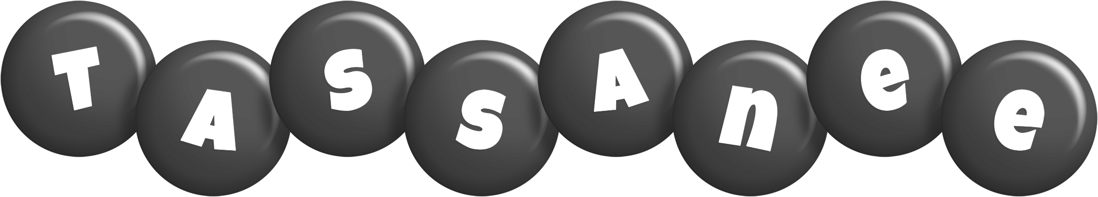 Tassanee candy-black logo