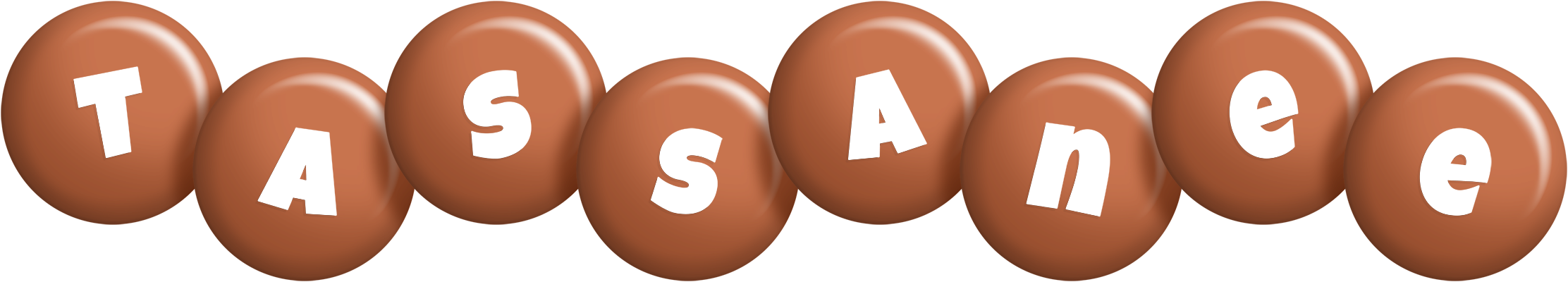 Tassanee candy-brown logo