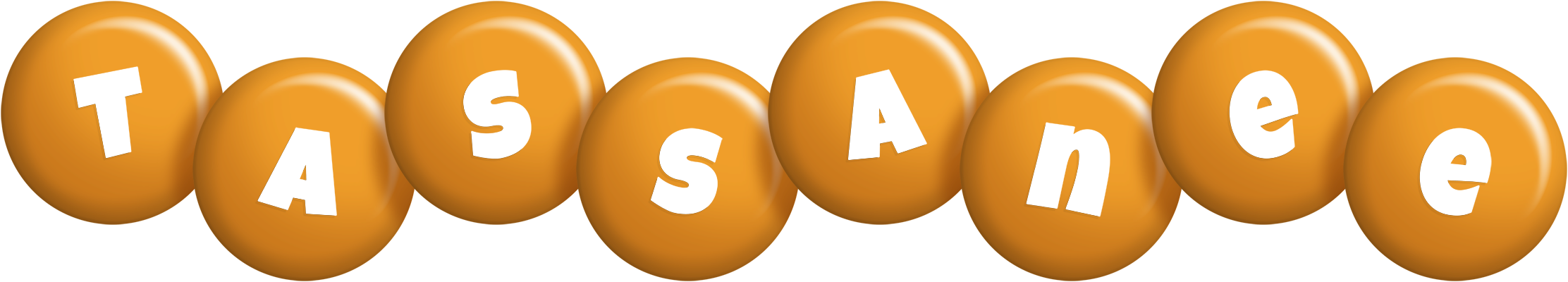 Tassanee candy-orange logo