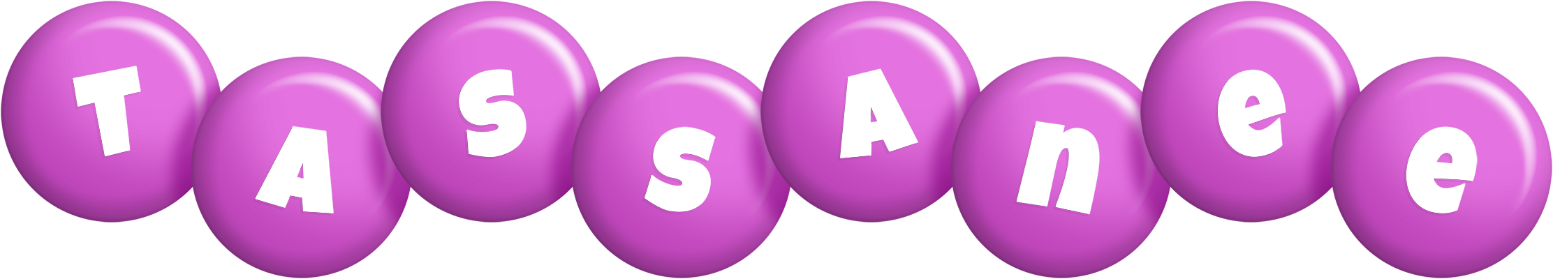 Tassanee candy-purple logo