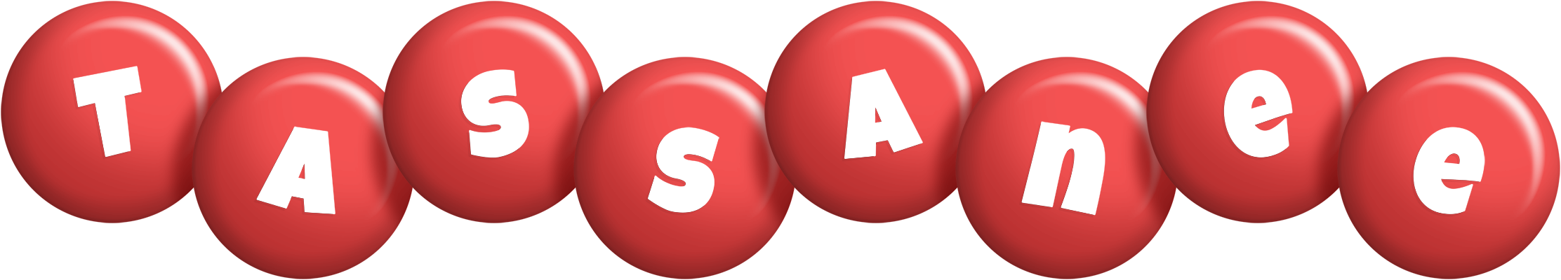 Tassanee candy-red logo