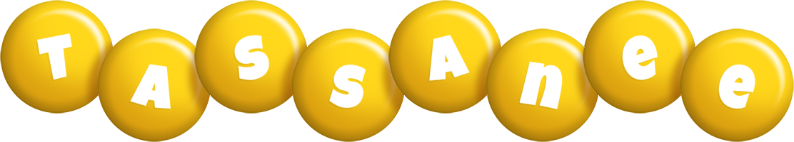 Tassanee candy-yellow logo