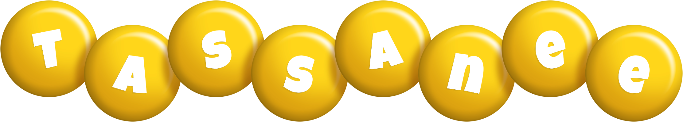 Tassanee candy-yellow logo
