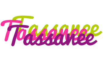 Tassanee flowers logo