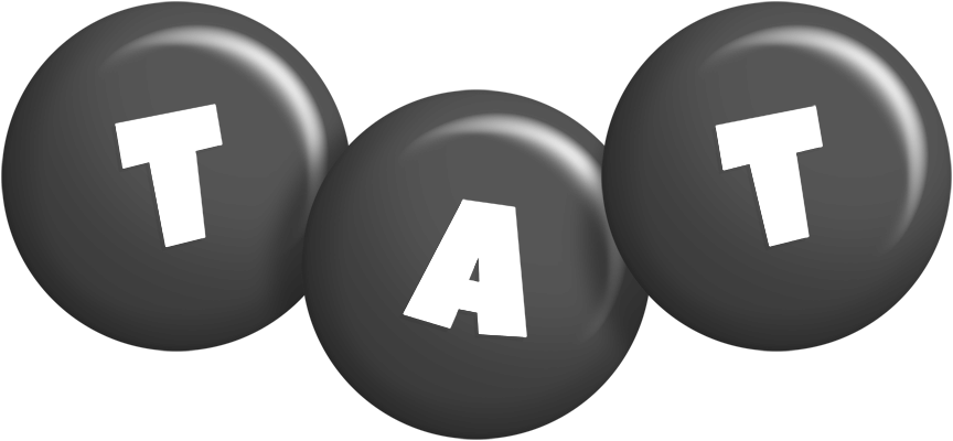 Tat candy-black logo