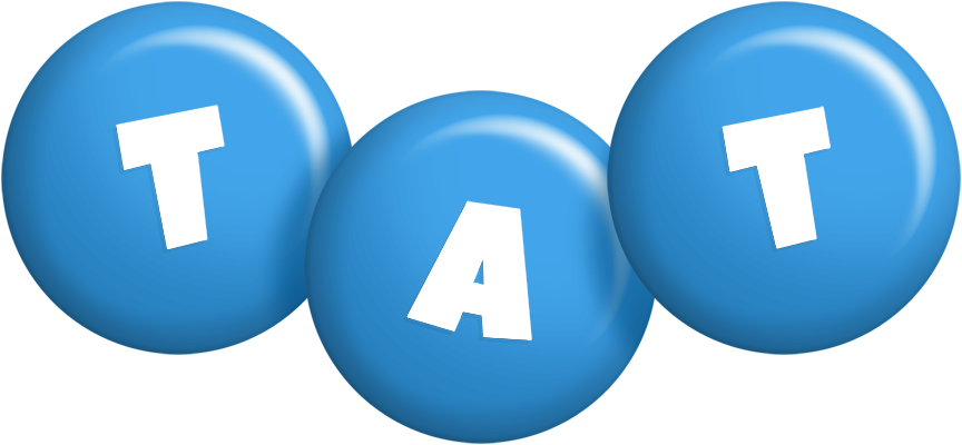 Tat candy-blue logo