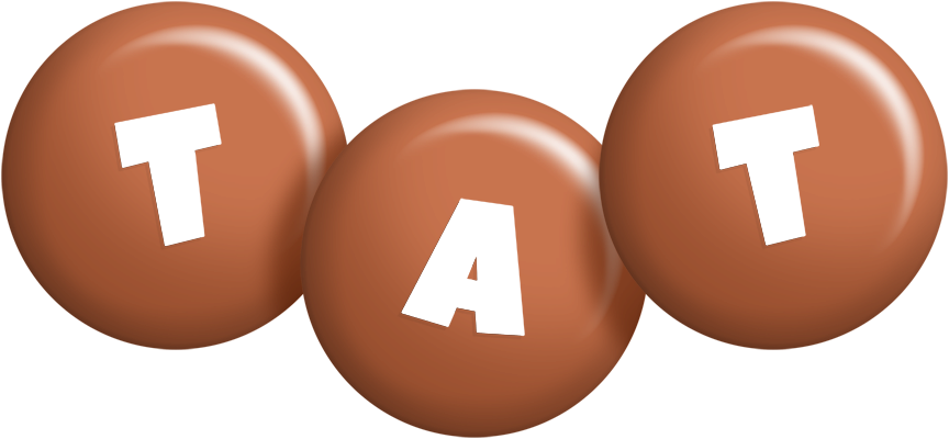 Tat candy-brown logo