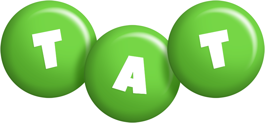 Tat candy-green logo