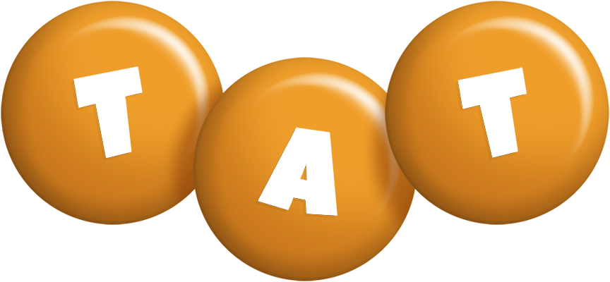 Tat candy-orange logo