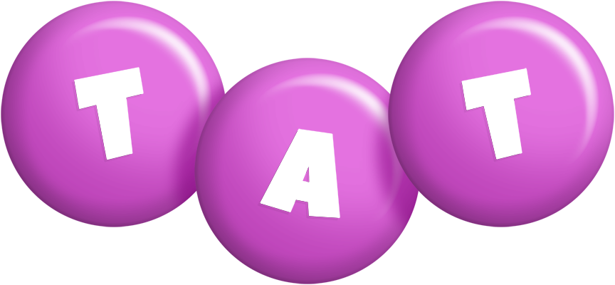 Tat candy-purple logo