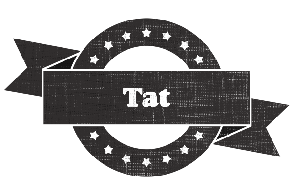 Tat grunge logo