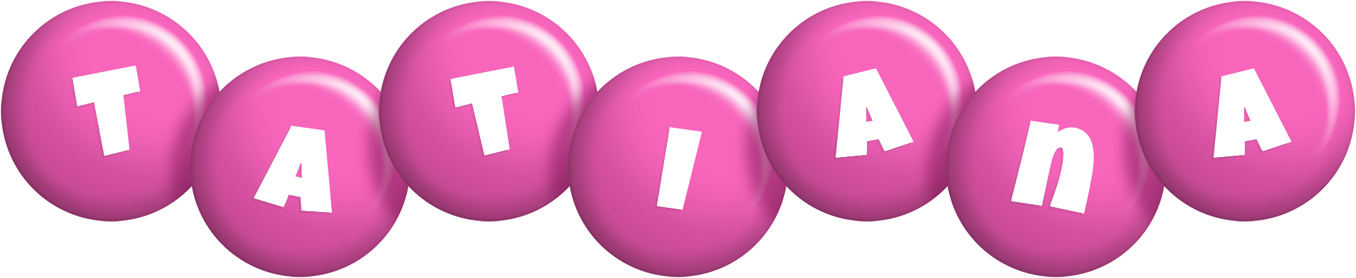 Tatiana candy-pink logo
