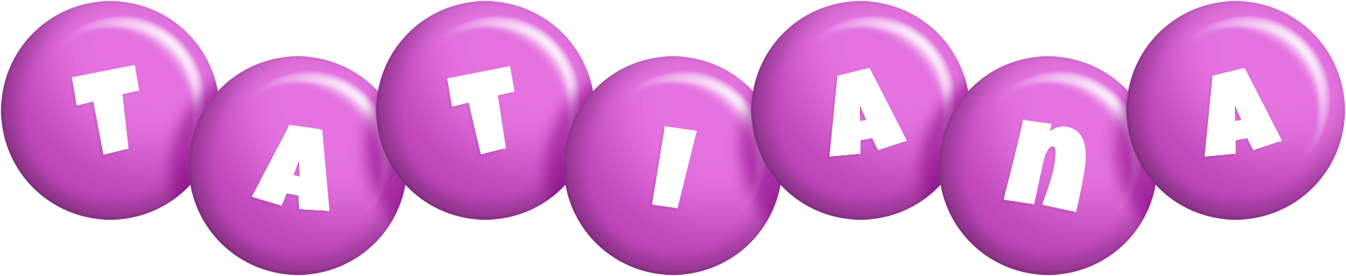 Tatiana candy-purple logo