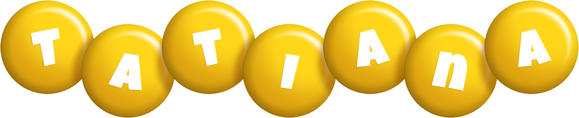 Tatiana candy-yellow logo