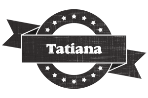 Tatiana grunge logo