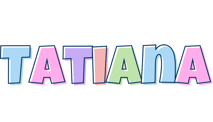 Tatiana pastel logo