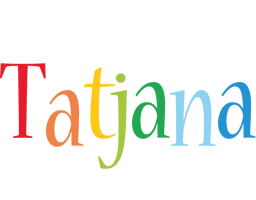 Tatjana birthday logo