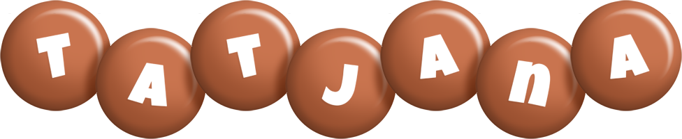 Tatjana candy-brown logo