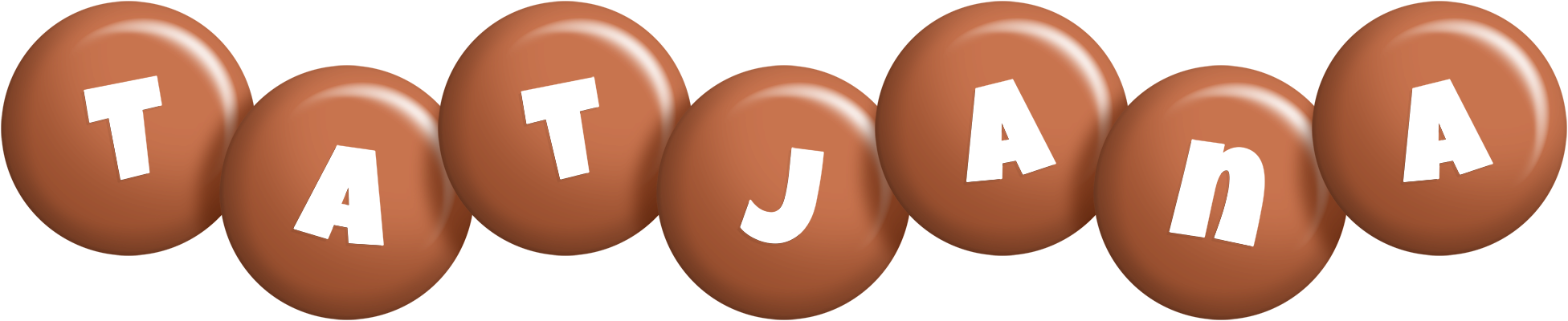 Tatjana candy-brown logo