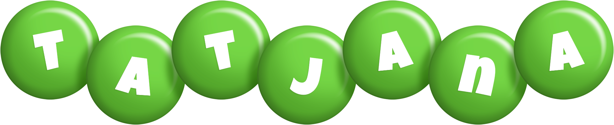 Tatjana candy-green logo