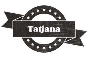 Tatjana grunge logo