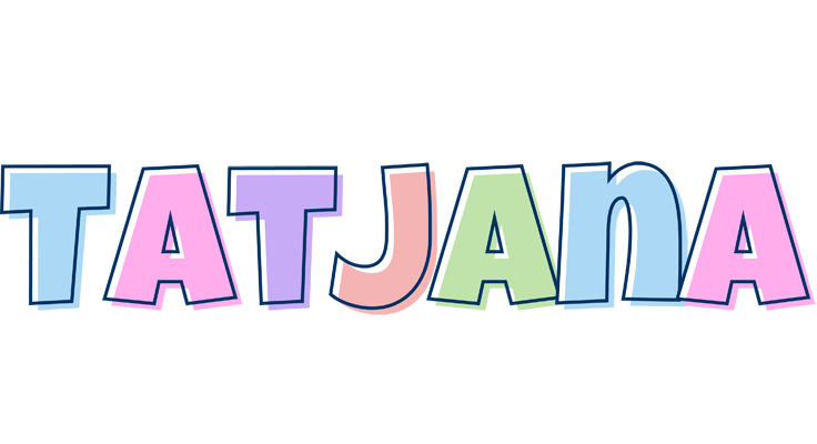 Tatjana pastel logo