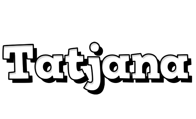 Tatjana snowing logo